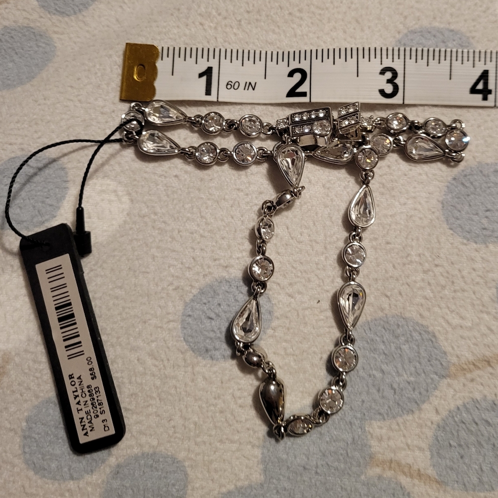 NWT Ann Taylor Stunning Double Strand Bracelet - Picture 6 of 7